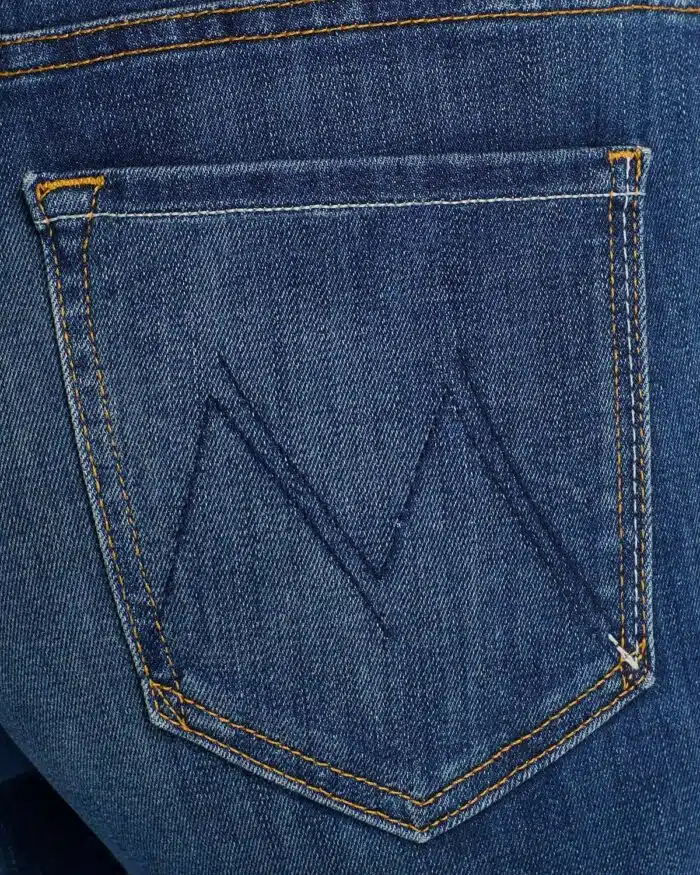 Mother Insider Crop Step Fray Jeans in Not Rough Enough