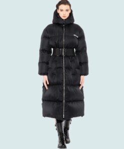 Miu Miu Technical Nylon Down Coat