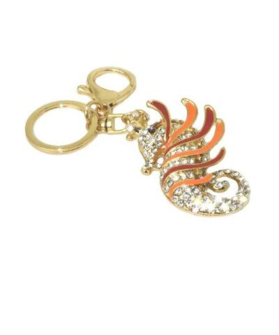 Steffe Crystal Rhinestone Hippo-campus Bag Charm Great For Gift-STEFFE-Fashionbarn shop