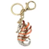 Steffe Crystal Rhinestone Hippo-campus Bag Charm Great For Gift