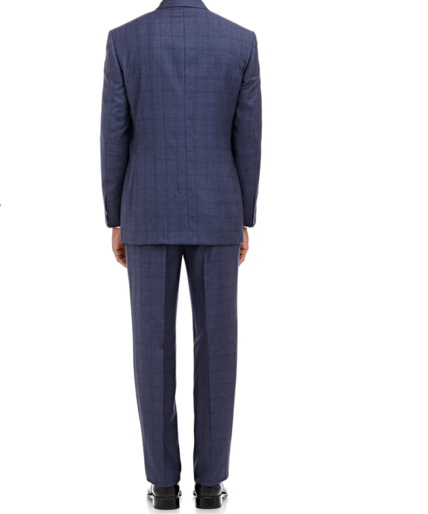CANALI Windowpane-Plaid Two-Button C Soft Suit-CANALI-Fashionbarn shop