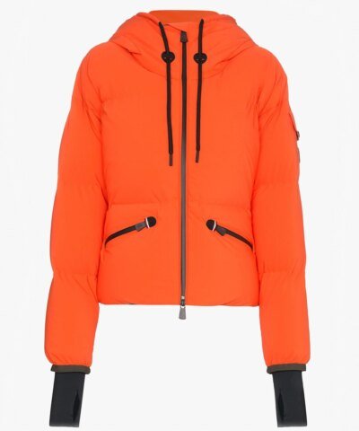 Moncler Grenoble Airy Down Puffer Jacket In Orange