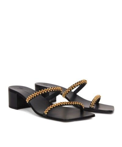 Giuseppe Zanotti Black Nerissa 40 Sandals