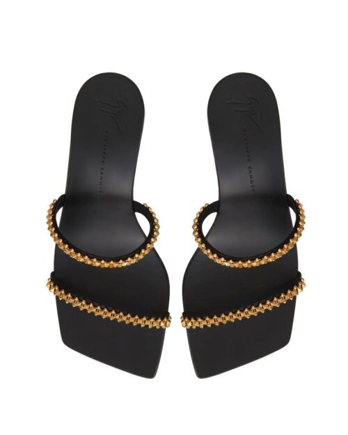Giuseppe Zanotti Black Nerissa 40 Sandals