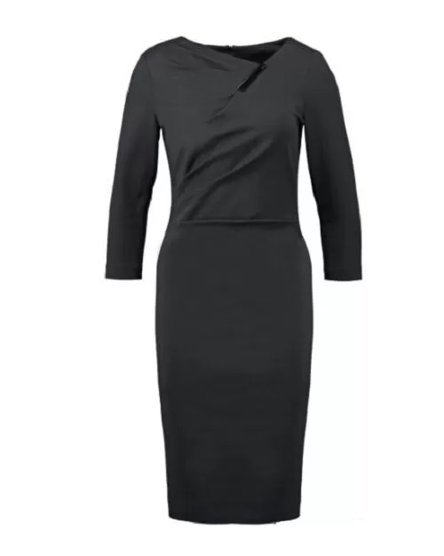 Escada Darrunas Shift 3/4 Sleeve Jersey Dress