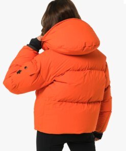 Moncler Grenoble Airy Down Puffer Jacket In Orange