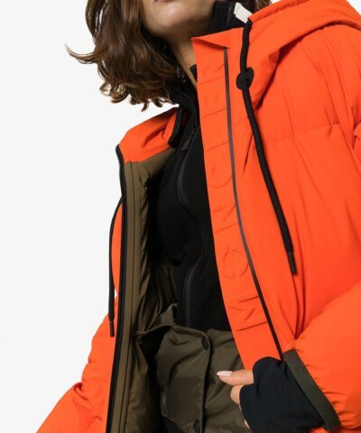 Moncler Grenoble Airy Down Puffer Jacket In Orange