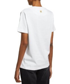 Kenzo Embroidered Tiger Loose T-Shirt, White
