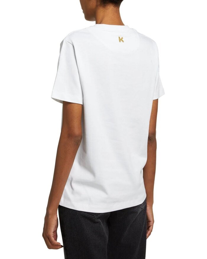 Kenzo Embroidered Tiger Loose T-Shirt, White