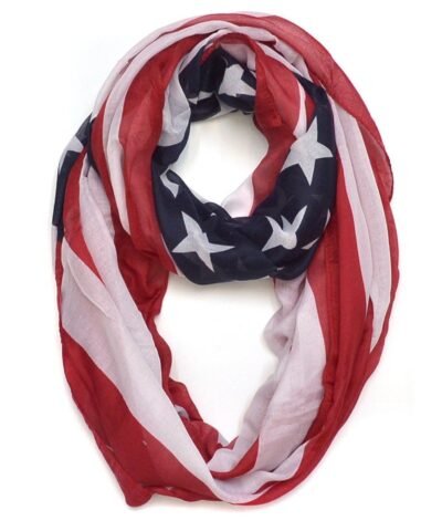 Collection XIIX Distressed Flag Infinity Scarf