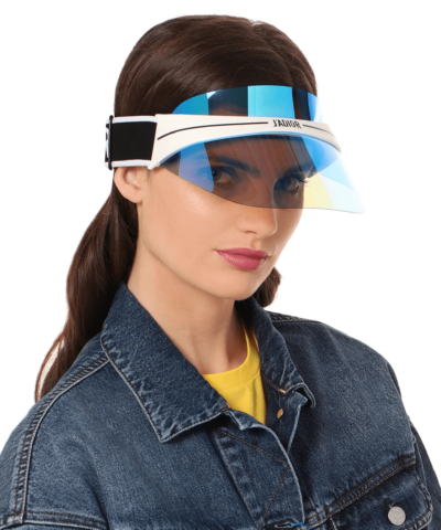 Dior DiorClub1 GOY White/Blue Visor