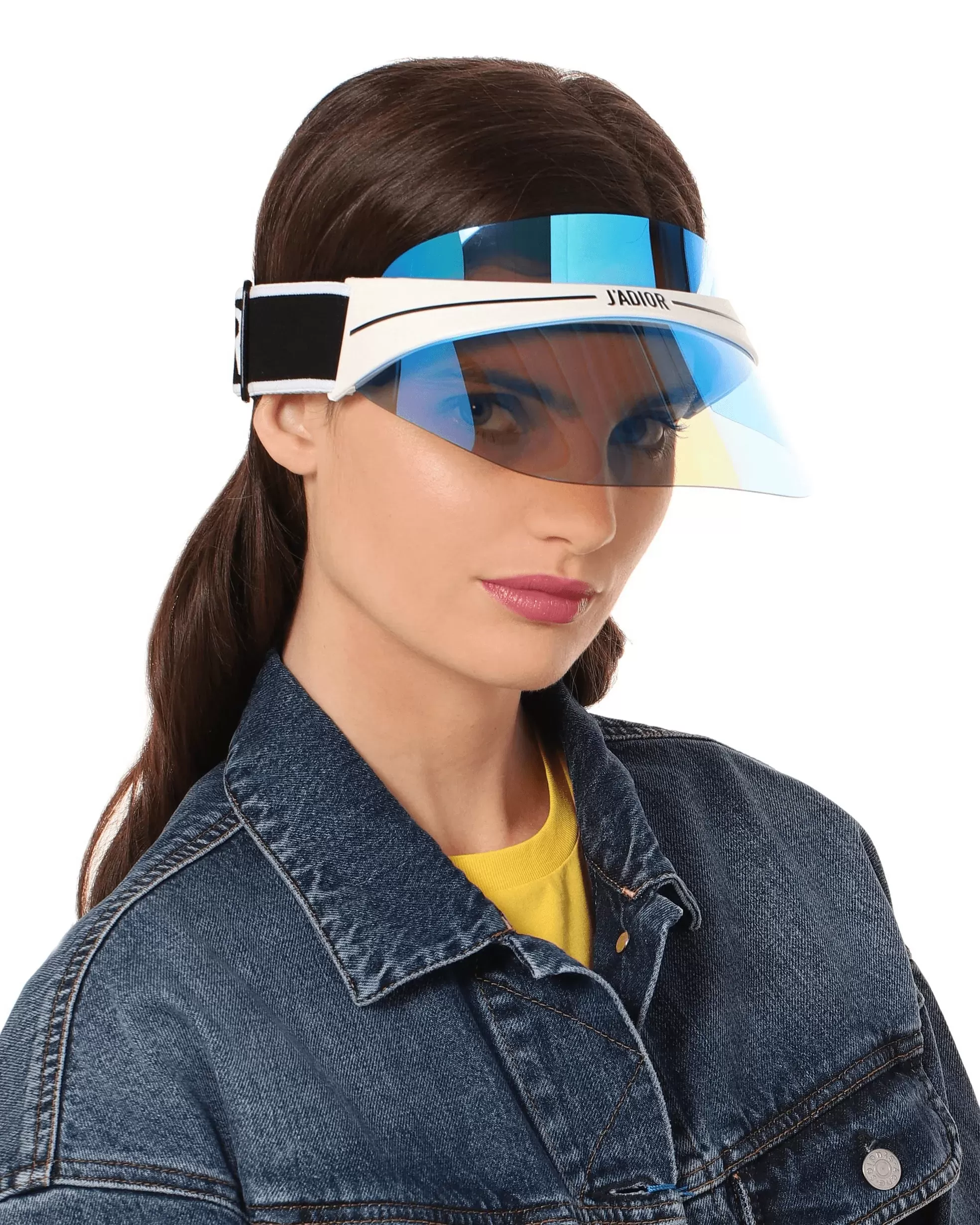 Dior DiorClub1 GOY White/Blue Visor