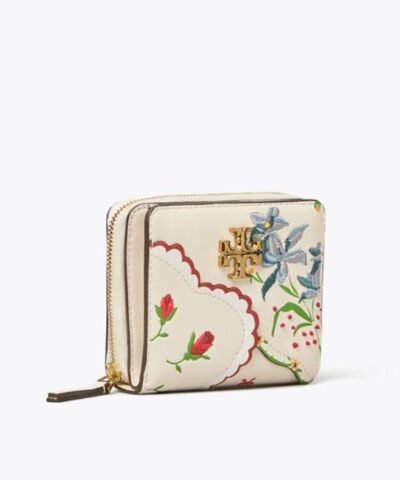 Tory Burch Kira Mixed-Floral Bi-Fold Wallet