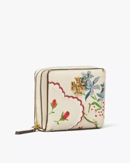 Tory Burch Kira Mixed-Floral Bi-Fold Wallet