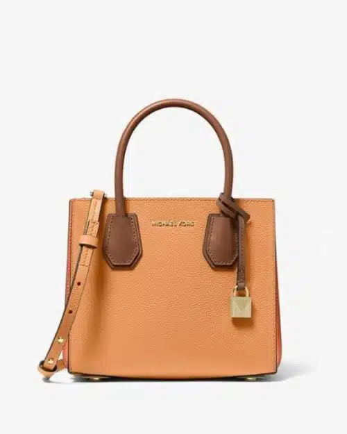 Michael Kors Mercer Tri-color Pebbled Leather Accordion Crossbody