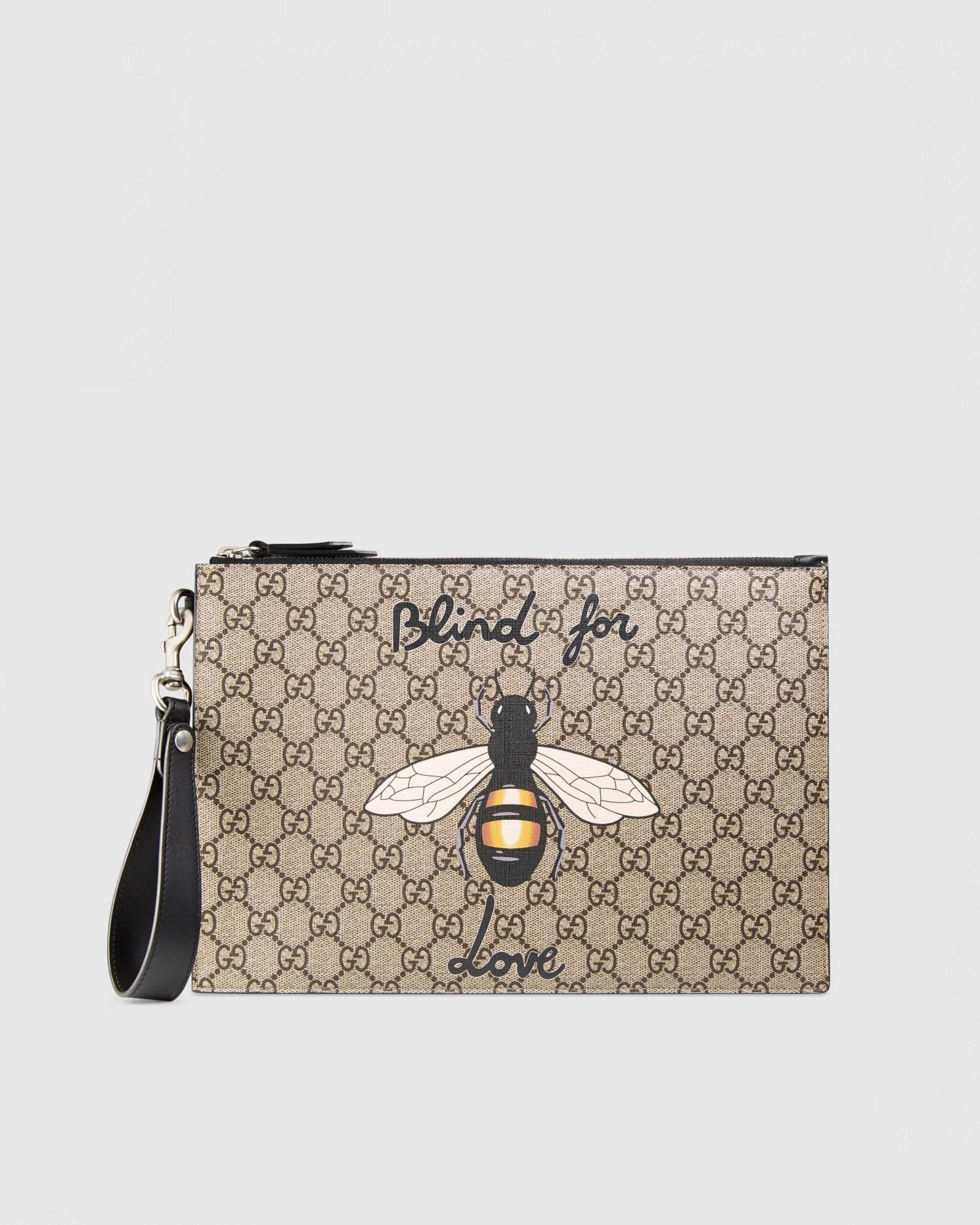 Gucci Bestiary Pouch With Bee