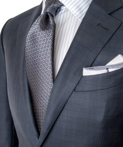 ERMENEGILDO ZEGNA Glen Plaid Wool Two-Piece Suit