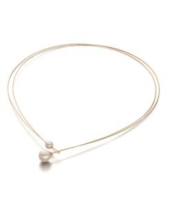 Eva Strepp Duo Pearl Collar Vermeil Necklaces