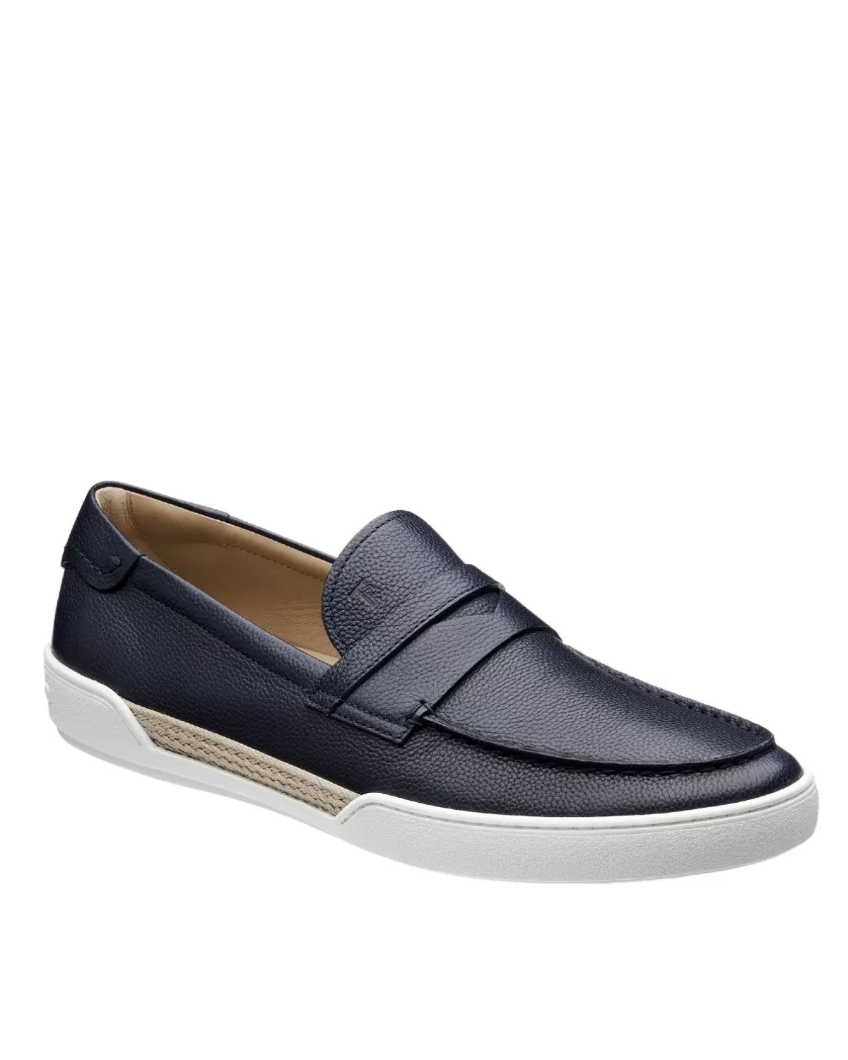 Tod's Tumbled Leather Penny Loafers