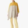Lore Piana Agathe Colorblock Cape Cashmere