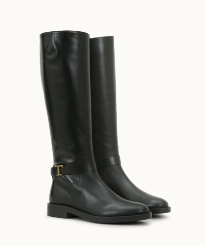 Tod's Timeless Boots In Leather - Black