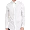 Armani Collezioni Slim-Fit Solid Dress Shirt