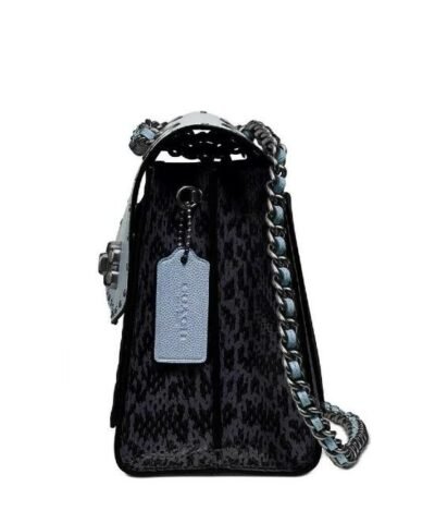 Coach Parker Shoulder Bag In Signature Leather With Rivets