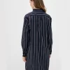 Fred Perry Striped Collared Shirt Dress