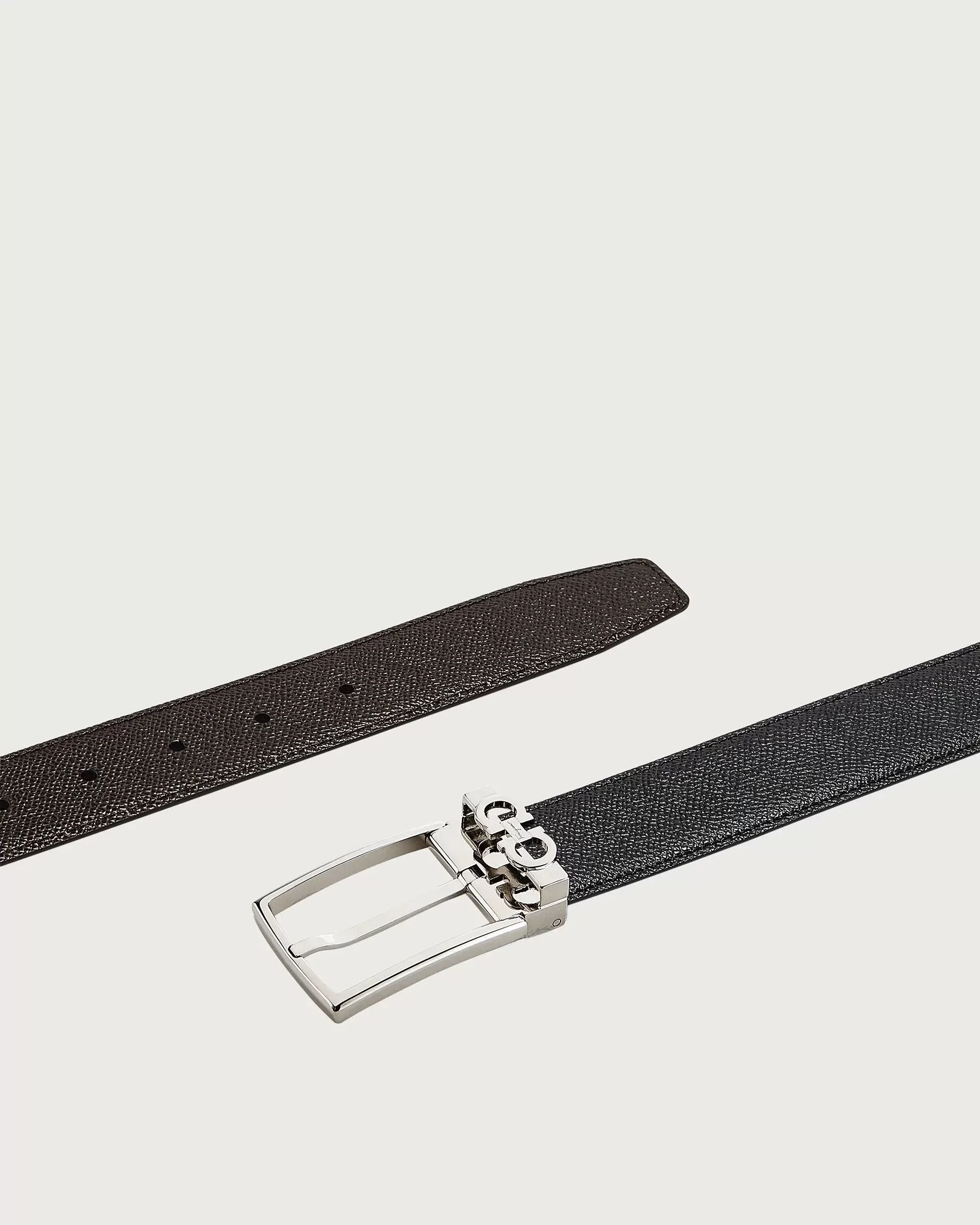 Ferragamo Men's Reversible And Adjustable Gancini Belt