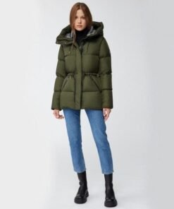 Mackage Freya Down Puffer Jacket, Army