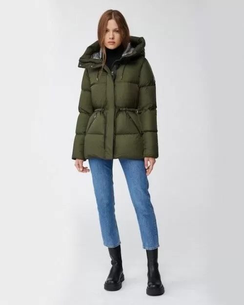 Mackage Freya Down Puffer Jacket, Army