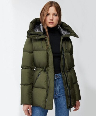 Mackage Freya Down Puffer Jacket, Army