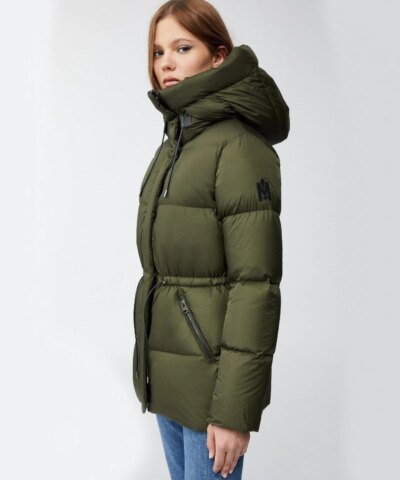Mackage Freya Down Puffer Jacket, Army