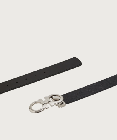 Ferragamo Men's Reversible And Adjustable Gancini Belt