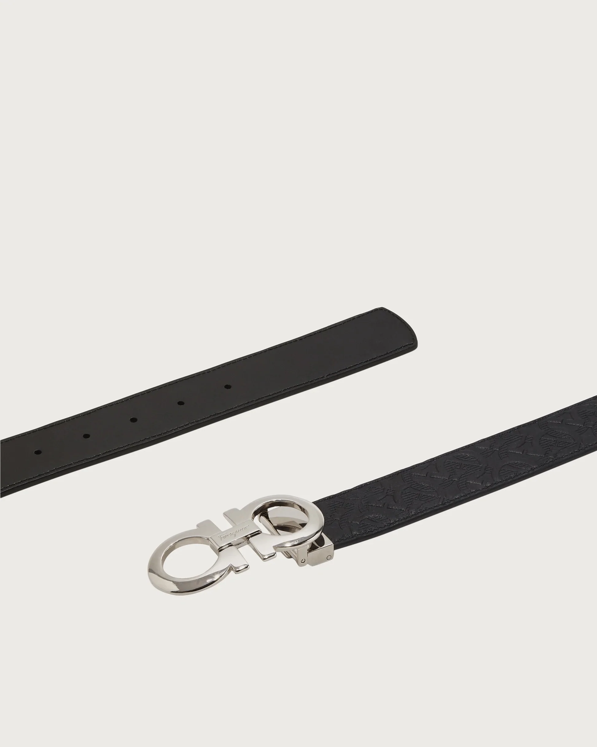 Ferragamo Men's Reversible And Adjustable Gancini Belt
