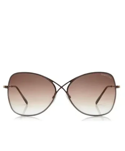 Tom Ford FT0250 Colette Modified Oval Sunglasses