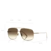 Tom Ford John Men's Sunglasses, Rose Gold