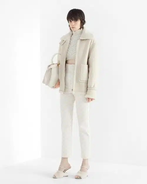 Fendi White Wool Sweater