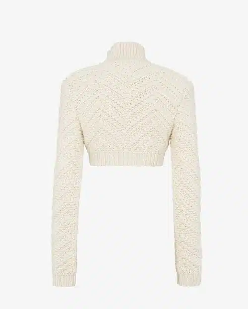 Fendi White Wool Sweater