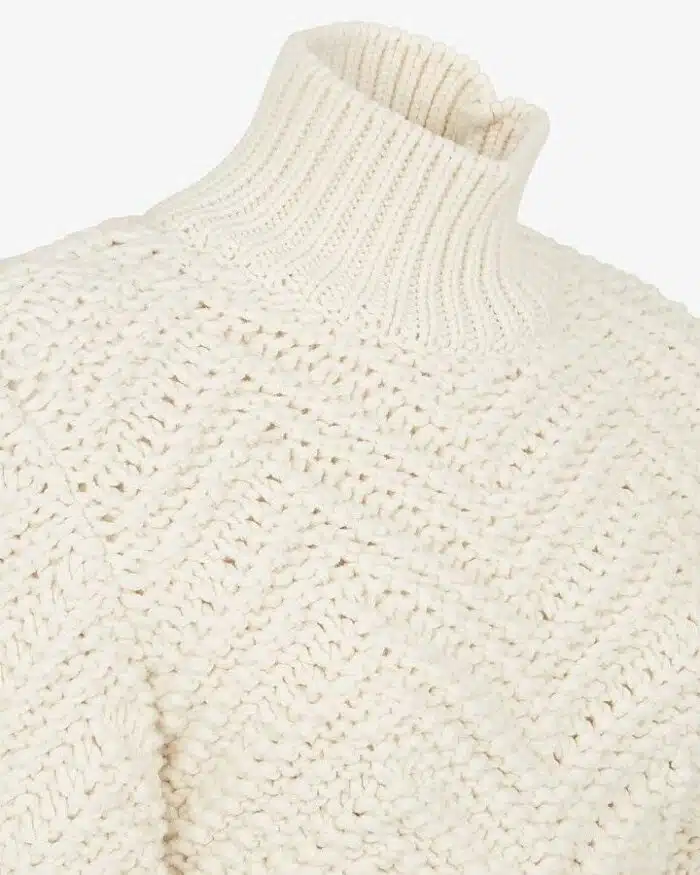 Fendi White Wool Sweater