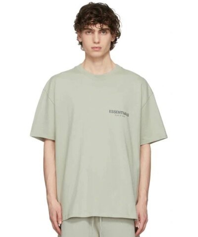 Fear Of God Essentials SSENSE Exclusive Jersey T-Shirt In Concrete