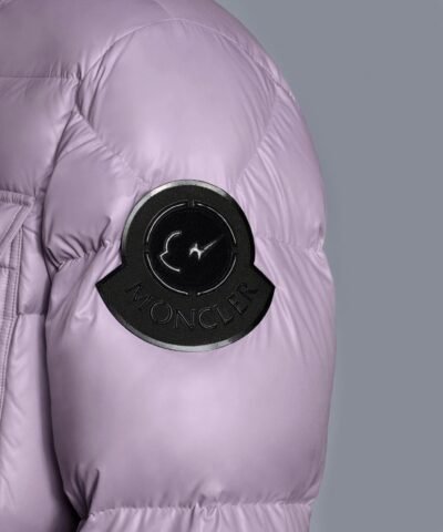 Moncler X FRGMT Anthemyx Quilted Shell Hooded Down Jacket, Light Lilac