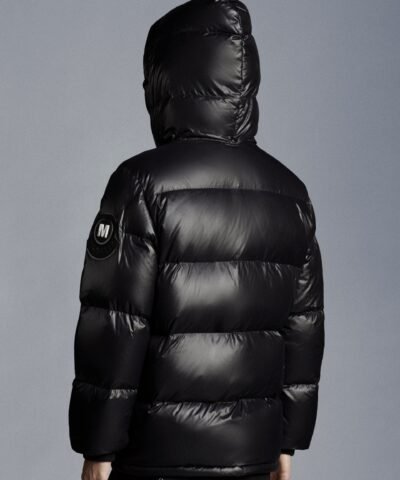 Moncler X FRGMT Anthemyx Quilted Shell Hooded Down Jacket, Black
