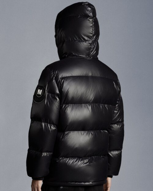 Moncler X FRGMT Anthemyx Quilted Shell Hooded Down Jacket, Black