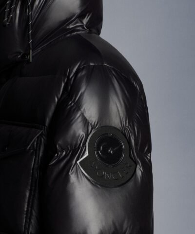 Moncler X FRGMT Anthemyx Quilted Shell Hooded Down Jacket, Black