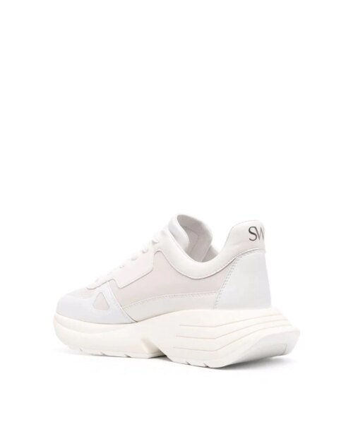Stuart Weitzman Willow Runner Sneakers, Oat