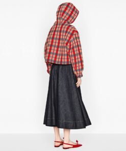 Dior Check'n'Dior Cotton and Wool Hooded Blouson