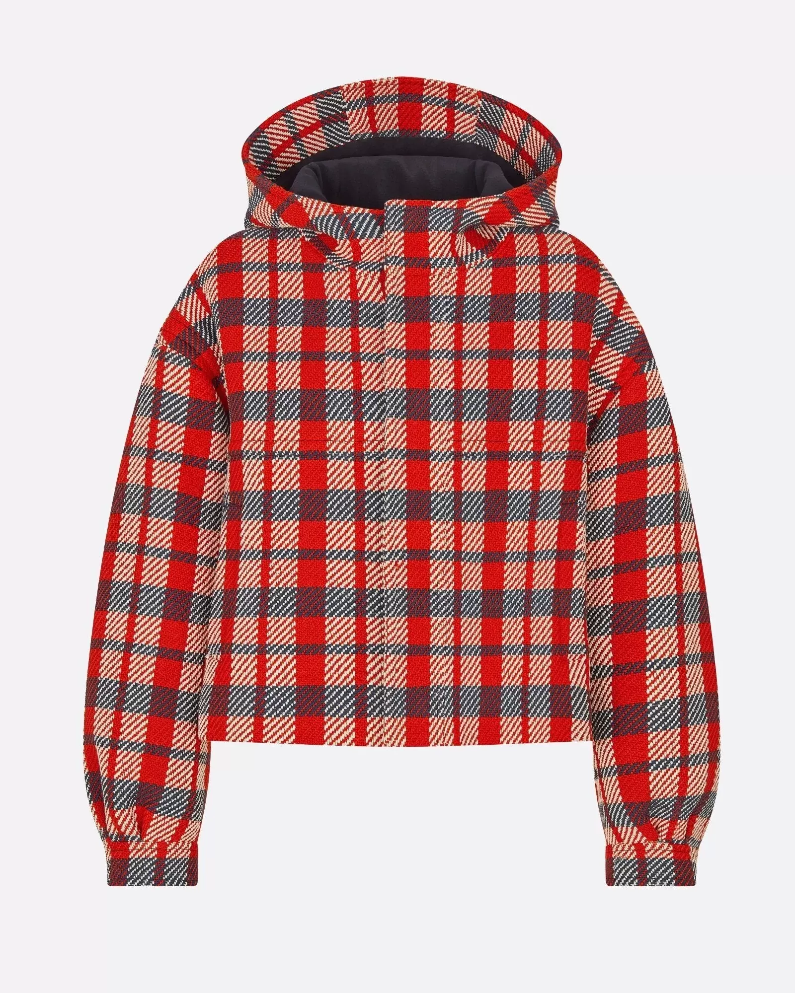 Dior Check'n'Dior Cotton and Wool Hooded Blouson