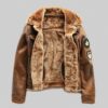 Ame Rag Military Bomber Tactical Leather Jackets