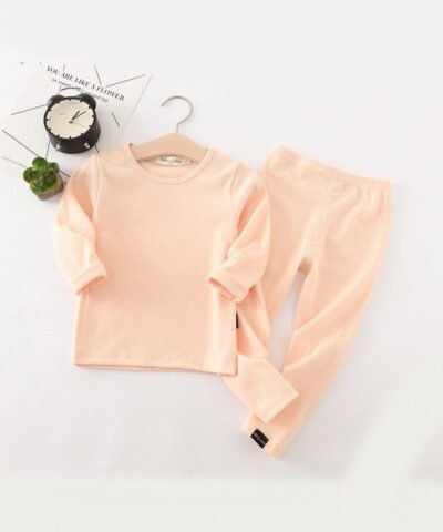 Mole & Otter Unisex Cotton Pajama Set - Little Kid, Big Kid